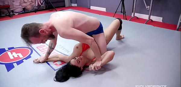  Sheena Ryder Naked Wrestling Loss Gets Fucked In All Holes with Anal Sex Doggystle